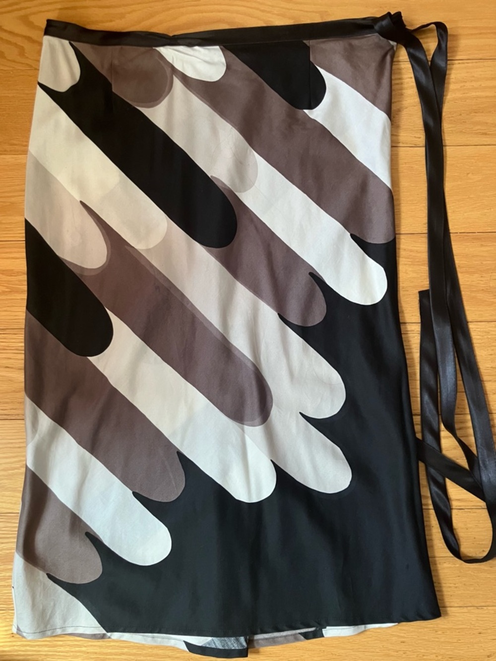 Marimekko Skirt in Black, Brown & Cream